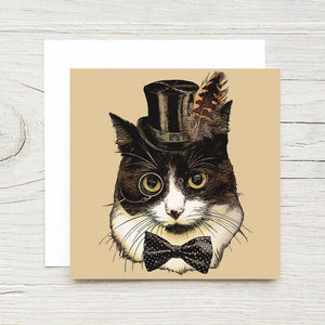 Cat in Top Hat Gift Card
