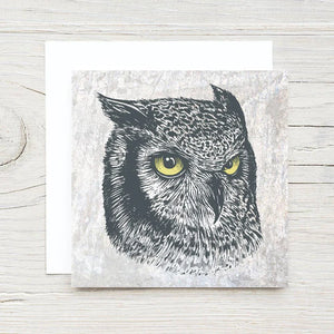 Owl Portrait Card