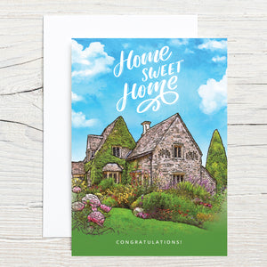 Home Sweet Home 5x7 Single Greeting Card