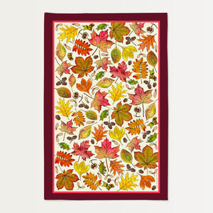 Fall Leaves Cotton Towel